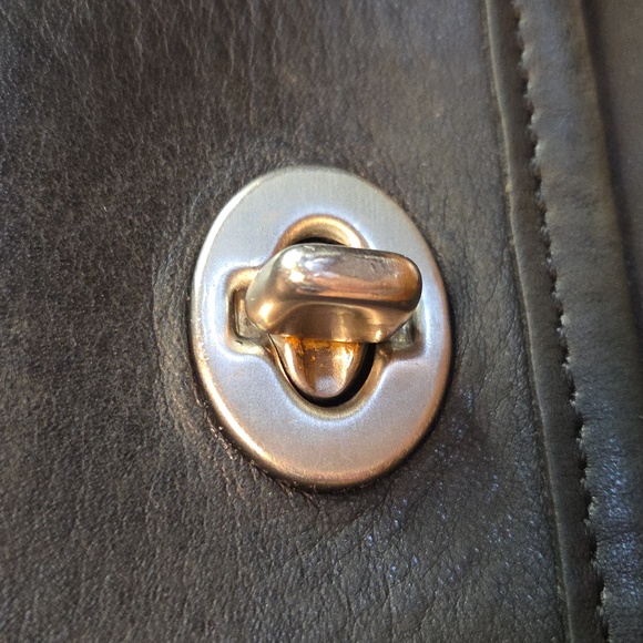 Coach Rambler's Legacy 9067 Leather Shoulder Crossbody Bag Purse Black Vintage - Picture 2 of 15